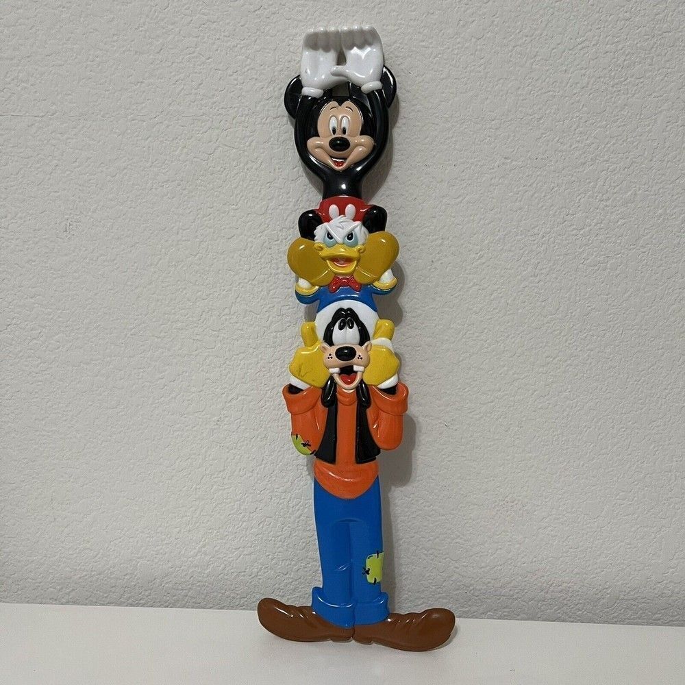 Vintage Disneyland Resort Back Scratcher Mickey Mouse Donald Duck Goofy 15"